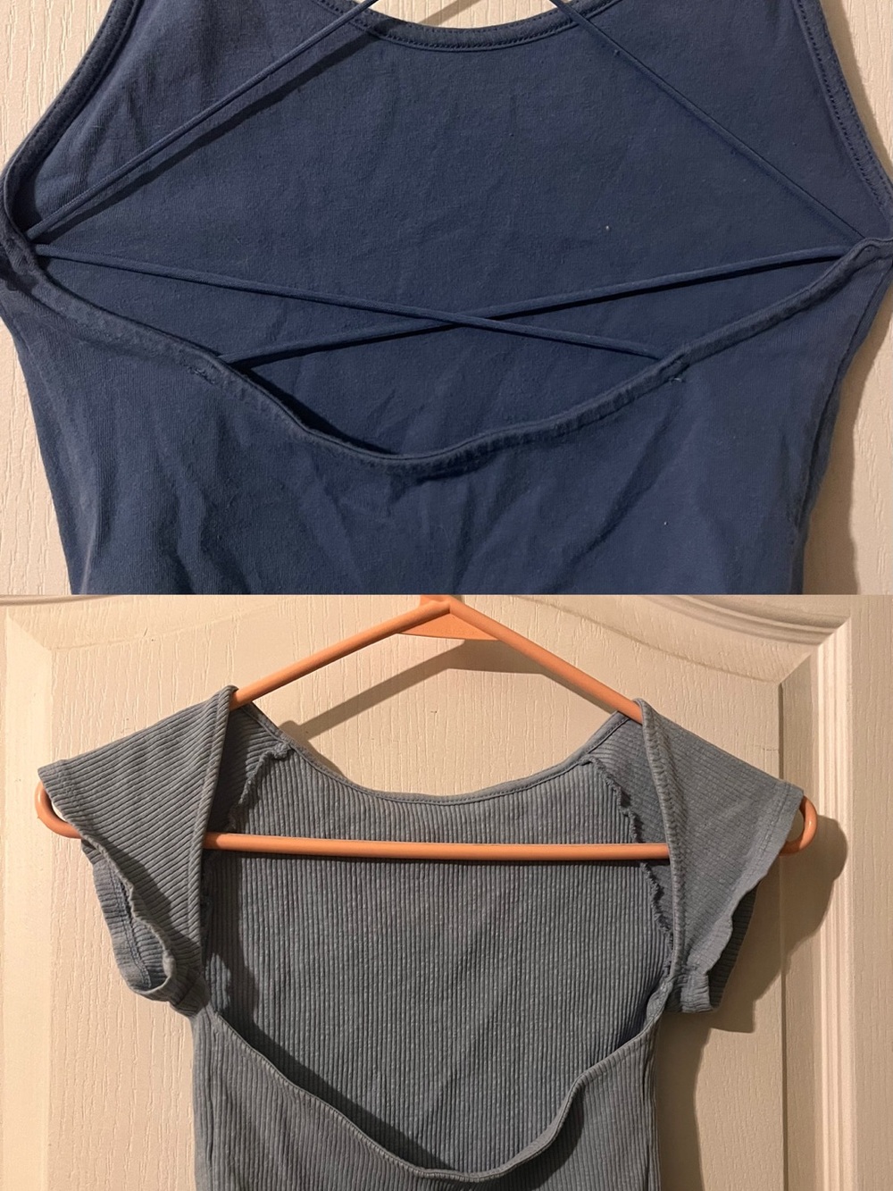 Bundle of 2 Blue Open Back Tops American Eagle & Aerie XS